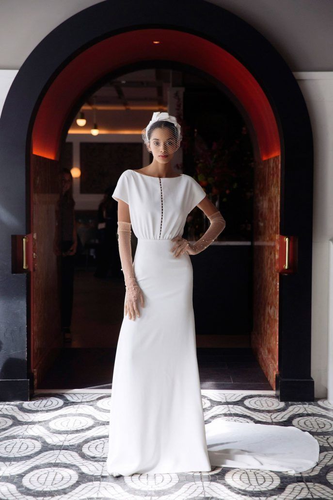 Bridal Gown - Satin - Spring 18 - Lela Rose - via Vogue.com
