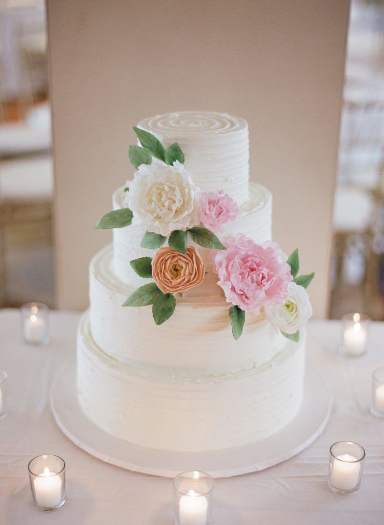 Tracy and Ben Wedding - Wedding Cake by Cake Alchemy - Le Parker Meridien NYC - Kathleen and Robert Photographers 