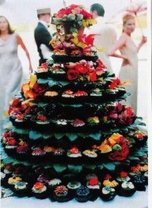 Wedding Food Trends 2014- Cupcake Wedding Cake