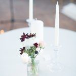 Jean & Bryan Wedding - Bud Vase Unity Candles - Bronx Post Office - Karen Wise Photography