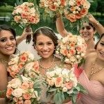 Bridesmaids-bouquets-Poconos-wedding