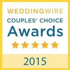 wedding wire 2015 couples' choice award badge