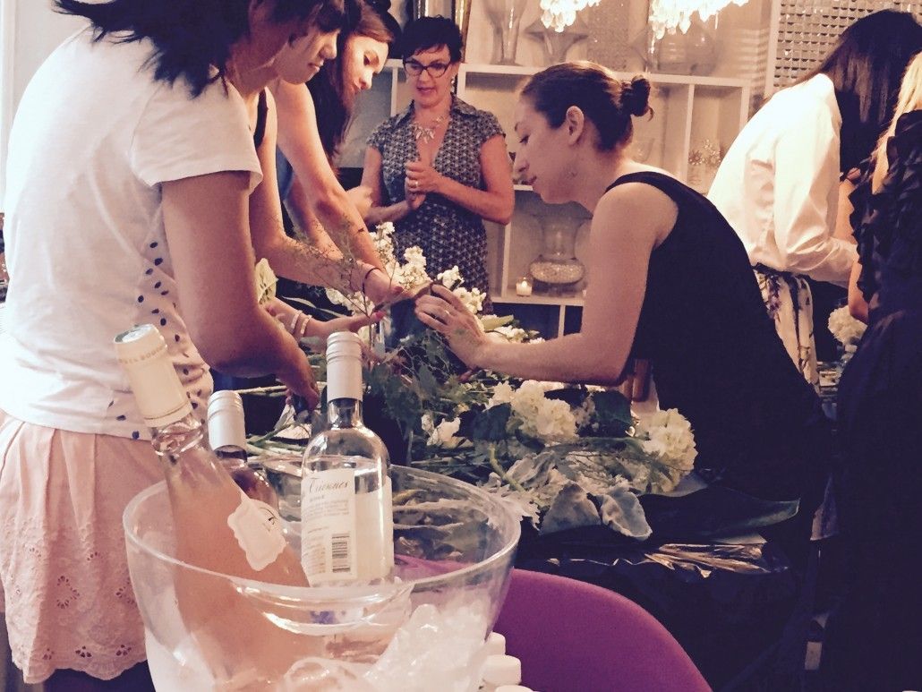 Flower Class Was a Blast! by Bride & Blossom, NYC's Only Luxury