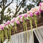 Gazebo Floral Detail / Marissa and Chris / Oak Tree Country Club / Anna Lee Media