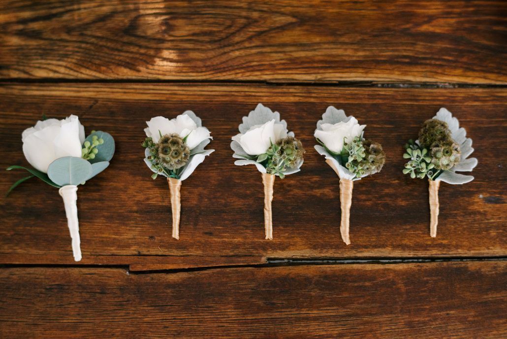 Danielle and Jared - Groom - Groomsmen - Boutonnieres - Ryland Inn - Paul Francis Photography