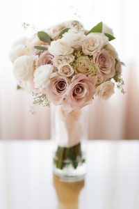 Bridal Bouquet Closeup / Adriana & James / Battery Gardens / Melissa Kruse Photography