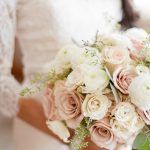 Bridal Bouquet Close Up : Adriana & James : Battery Gardens : Melissa Kruse Photography