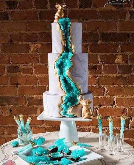 Geode Cake by Three Tiers for Cake