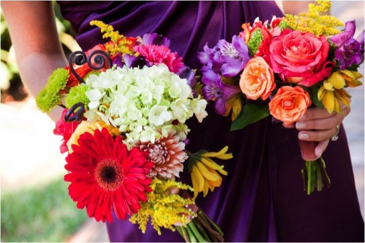 Mexican Bridal Bouquets via Three Drops of Sunshine