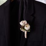Suzy & Jerry - Groom - Boutonniere - Bourne Mansion - Ryon Lockhart Photography