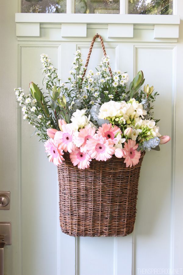 Hanging Flowers via The Inspired Room
