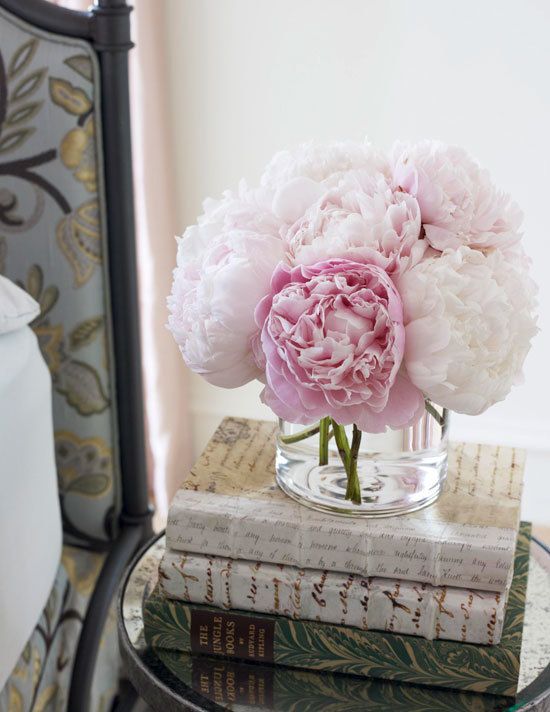 Peonies via Traditional Home