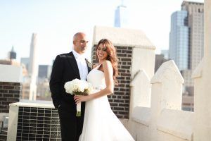 Samara & Keshar - Rooftop - Tribeca 360 - Allison Conklin Photography