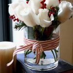 Holiday Floral Arrangement - via Victoria McGinley Blog