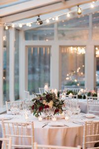 Low Centerpiece / Ryan & Darren Wedding / Crabtree's Kittle House Chappaqua / Meg Miller Photography