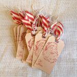 Vintage Styled Aged Santa Christmas Gift Tags by Paper Harbor Co - via Etsy
