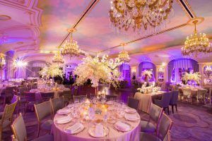 Hannah and Mark Wedding - High Centerpieces - St. Regis Hotel - Shira Weinberger Photography