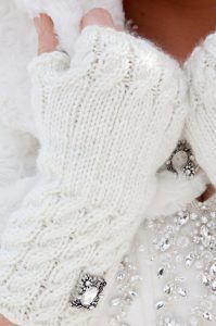 Bridal Gloves via Eslamoda
