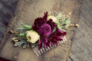 Floral Hairpiece via Botanical Brouhaha