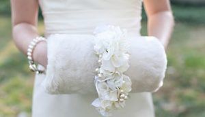 Fur Stole via Mon Cheri Bridal