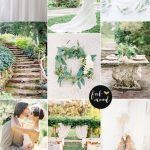 Nature Garden Wedding Inspiration Board via FabMood