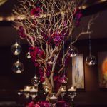 Joann & Michael Wedding - Card Table - Manzanita Tree - Roses Ranunculus Orchids Calla Lilies Hydrangea - Mandarin Oriental - Ryan Brenizer Photography