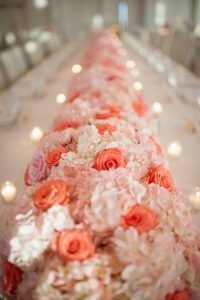 Luxe Floral Runner - via Praise Wedding