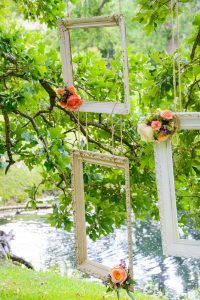 Hanging Picture Frames - Hanging From Trees - via Deer Pearl Flowers.com