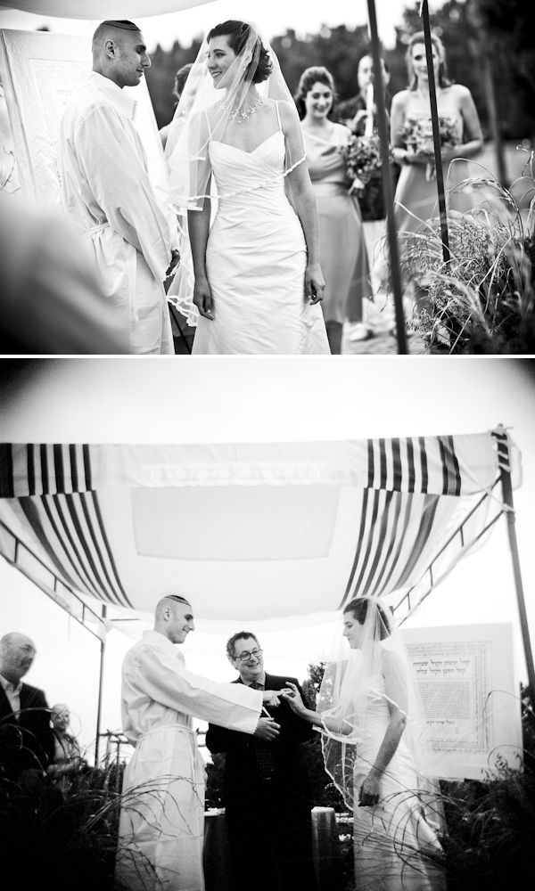 The Kiddushin - Betrothal - Jewish Wedding Traditions - Avi & Eleana - photo by Twin Lens Images - via Little Black Book