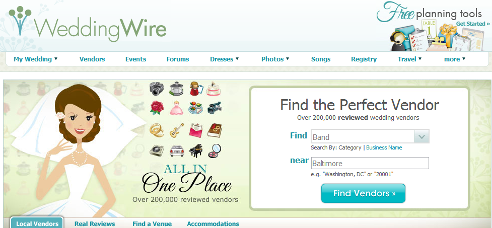 The Wedding Wire - Venue Search Engine