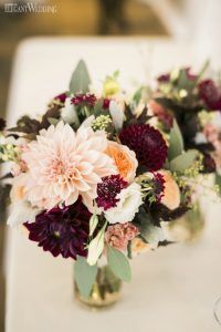 Urban Gold and Purple Fall Wedding - via Elegant Wedding