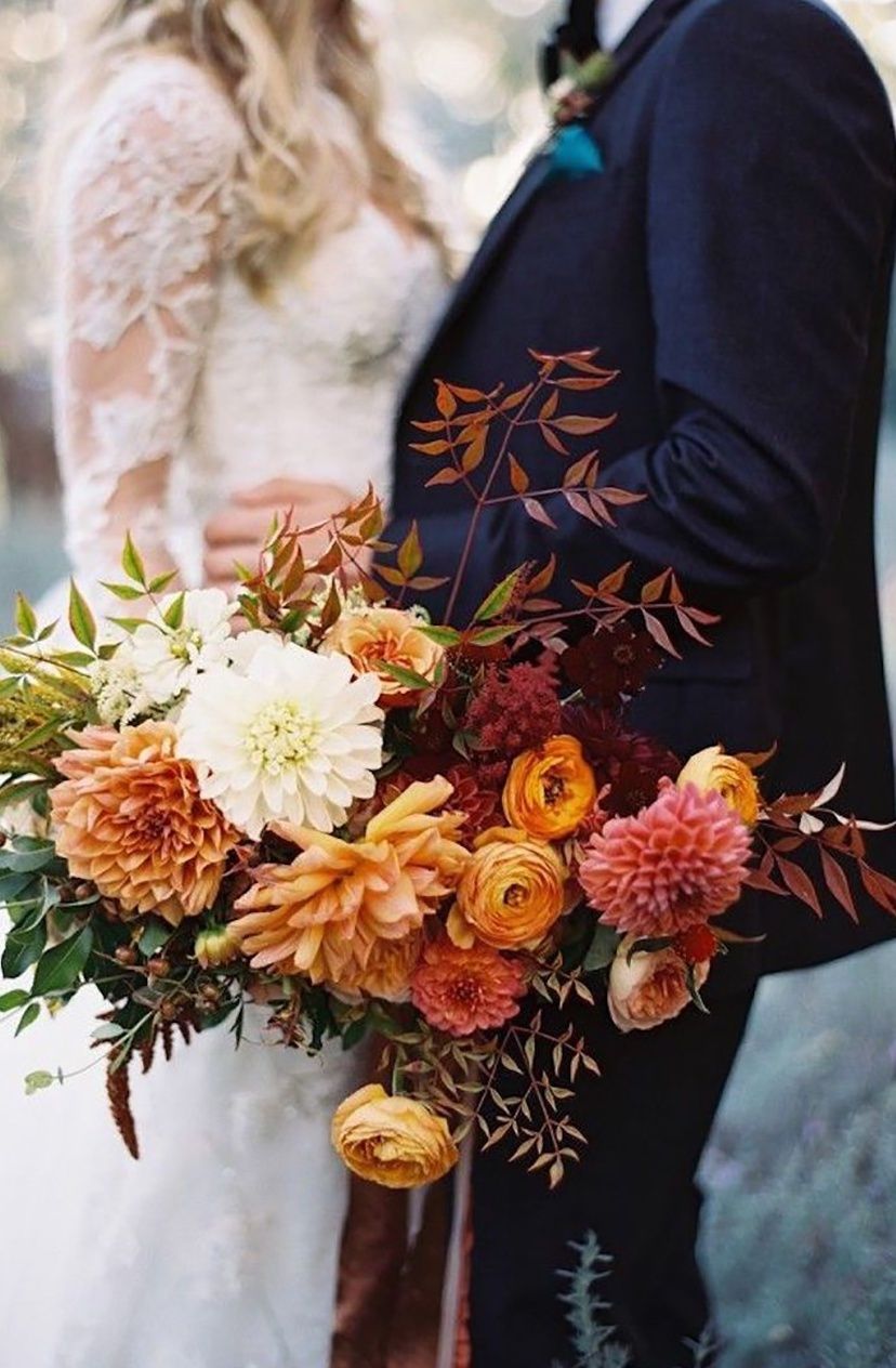 5 Wedding Color Combinations for Fall 2017 | by Bride & Blossom, NYC's