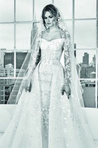 Bridal - Statement Veil - Zuhair Murad - Spring 18 - via WWD.com