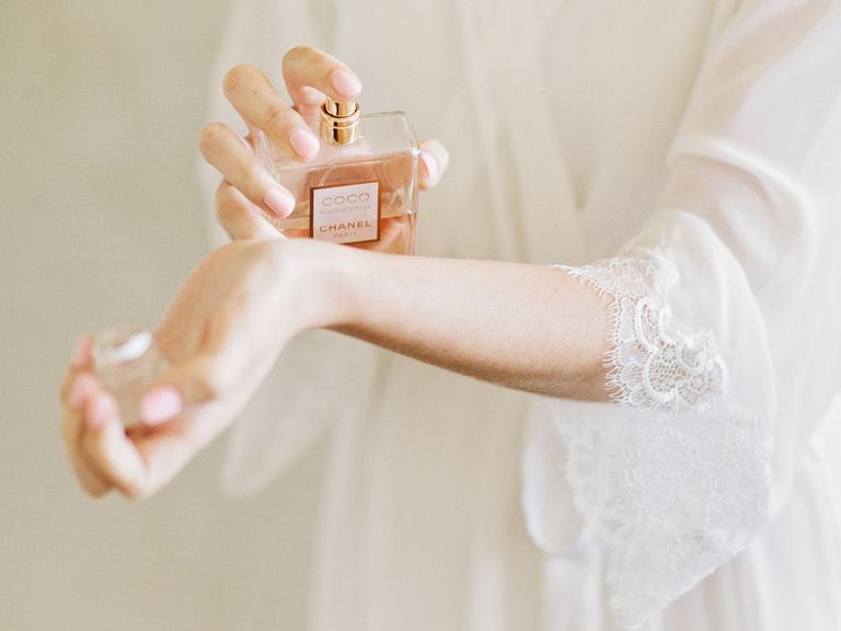 How to Choose Perfume for My Wedding Day - Photo by Amy Arrington Photography - via TheKnot.com