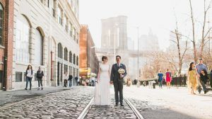 Leslie & Mark - Bouquet - Liberty Warehouse - by Katie Osgood