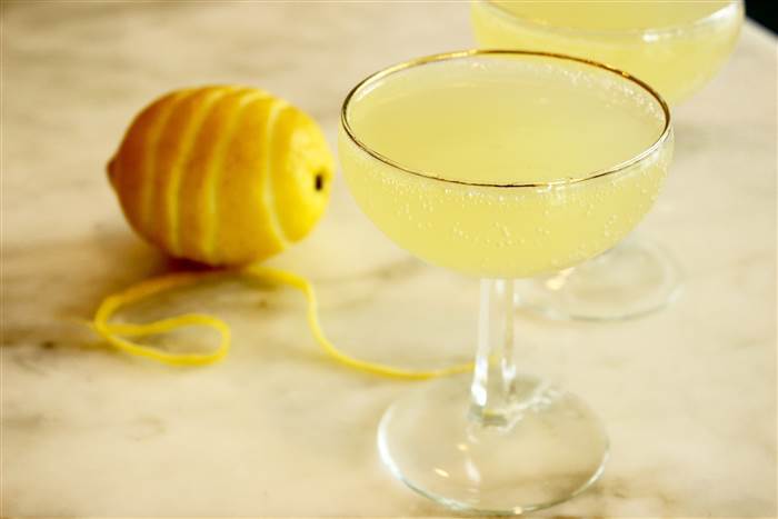 Limoncello Prosecco Cocktail Float - Maureen Petrosky - via Today.com