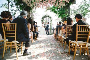 Mary & Galen Wedding -Ceremony - The Hudson Hotel NYC - Photography by Jac and Thom