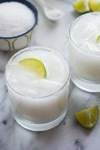 Skinny Coconut Margarita - via With Salt and Wit.com