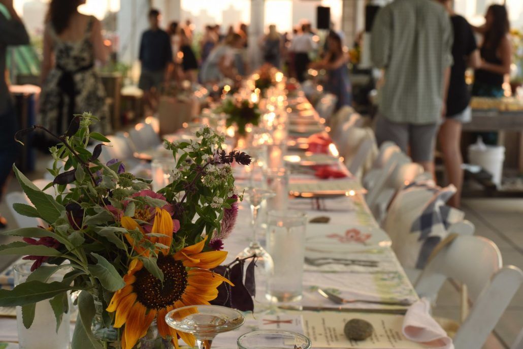 Brooklyn Grange - Brooklyn NY - Farm to Table Dining - Engagement Party Venue Ideas - via Brooklyn Grange.com