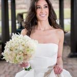 Danielle & Noah Wedding - Cold Spring Country Club NY - Bridal Bouquet Cream Roses and Orchids -Photography by Brett Matthews