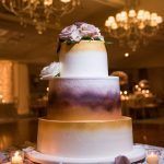 Danielle & Noah Wedding - Cold Spring Country Club NY - Ombre Wedding Cake -Photography by Brett Matthews