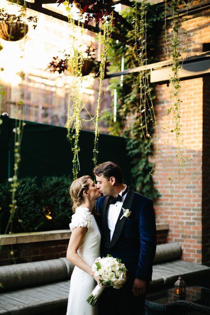 Courtney and Quinton Wedding - Bride and Groom - The Bowery Hotel NYC - Photography by Chad Cruz