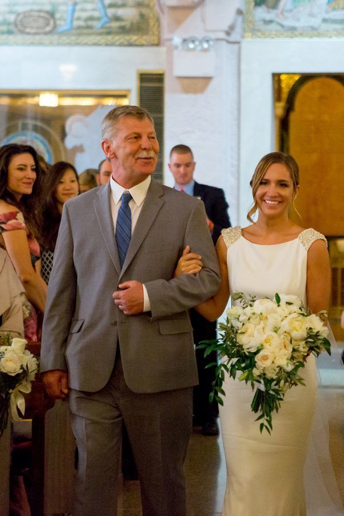 Aerin and Steven Wedding - Bride and Father - Holy Trinity Cathedral - Photography by Susan Shek