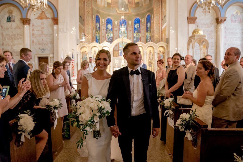 Aerin and Steven Wedding - Bride and Groom - Holy Trinity Cathedral Manhattan - Susan Shek Photography