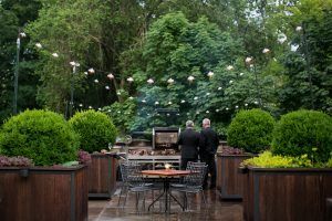 Lauren and Jordan Wedding - Outdoor Cocktail Hour - Blue Hill at Stone Barns NY - by Craig Paulson - 0779