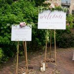 Lauren and Jordan Wedding - Welcome Signs - Blue Hill at Stone Barns NY - Photography by Craig Paulson