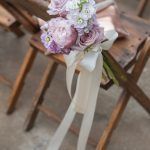 Lauren and Jordan Wedding - Chair Flowers - Blue Hill at Stone Barns NY - Photography Craig Paulson