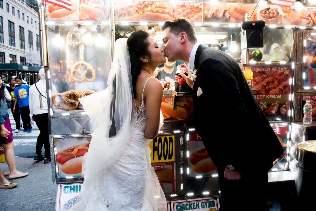 Nina & Vincent Wedding - Bride and Groom Food Truck - Bryant Park Grill - Andrea Fischman Photography - 470