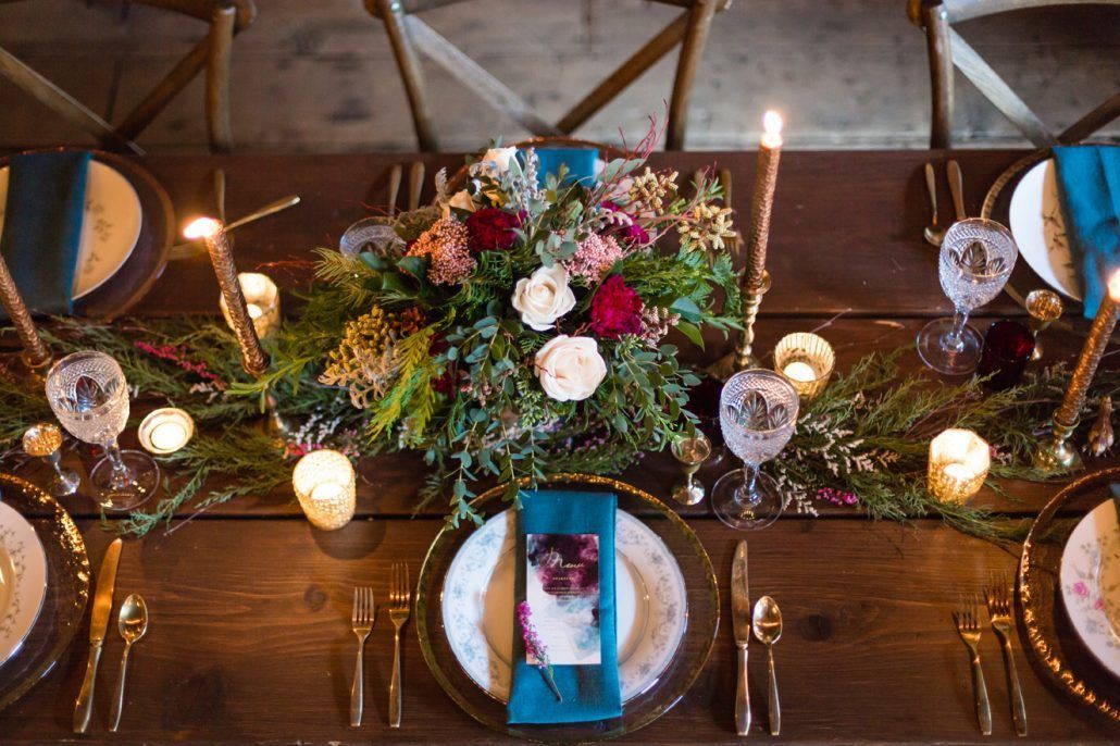 Elegant Fall Table Setting - via andrealeslieweddings.com