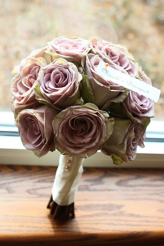 Amnesia Rose Hand-Tied Bouquet - via springwellgardens.blogspot